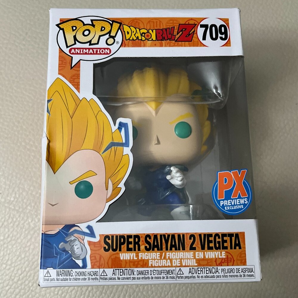 Funko Pop! Animation Dragonball Z #709 Super Saiyan 2 Vegeta PX Exclusive